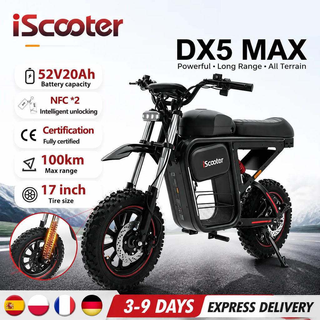iScooter DX5Max Electric Scooter Off-Road