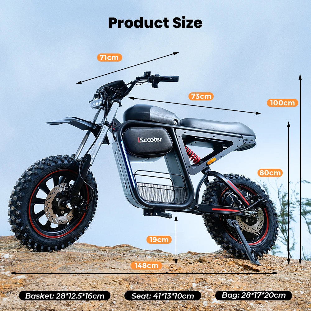 iScooter DX5Max Electric Scooter Off-Road