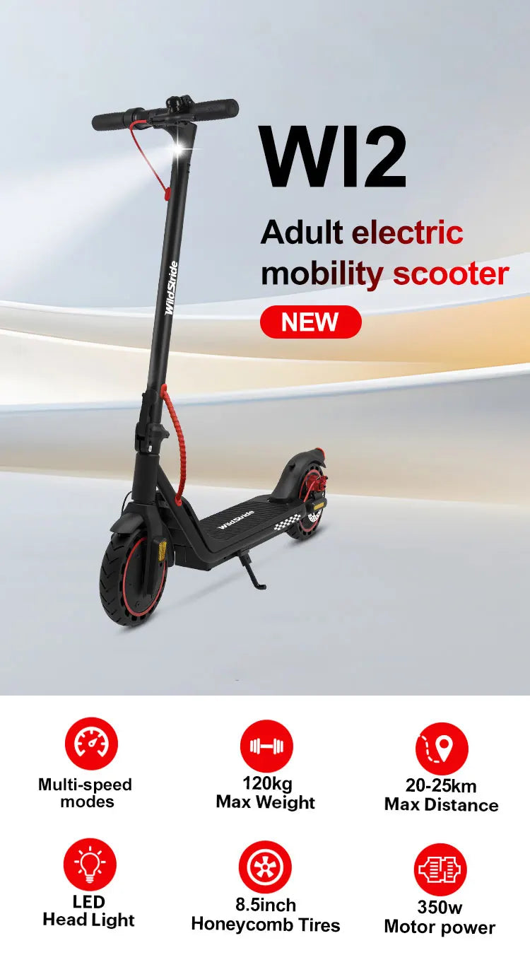 Wildstride Electric Scooter 350W Motor 8.5"