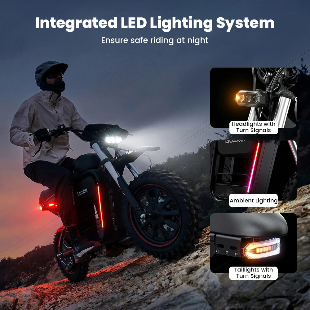 iScooter DX5Max Electric Scooter Off-Road