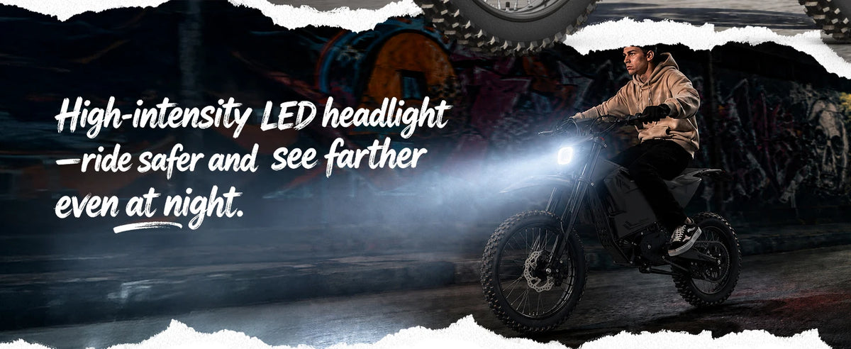 QRONGE X1 Spark L Electric Dirt Bike, 60V 28.8Ah
