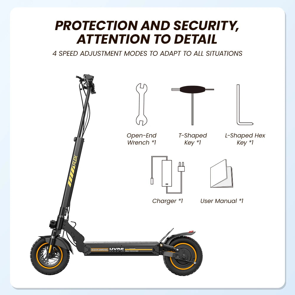 IScooter W9Air for Adults 10 Inch Off Road