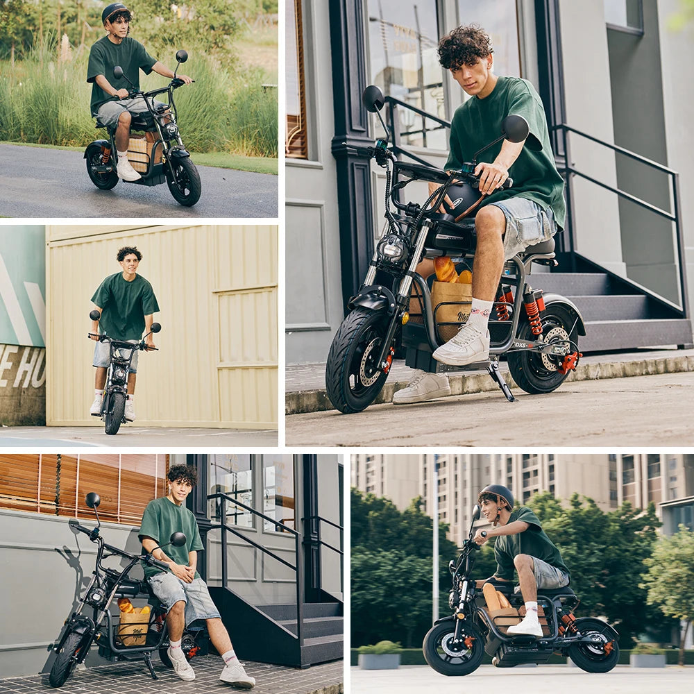 IScooter DX5 Electric Bike With Seat&Basket