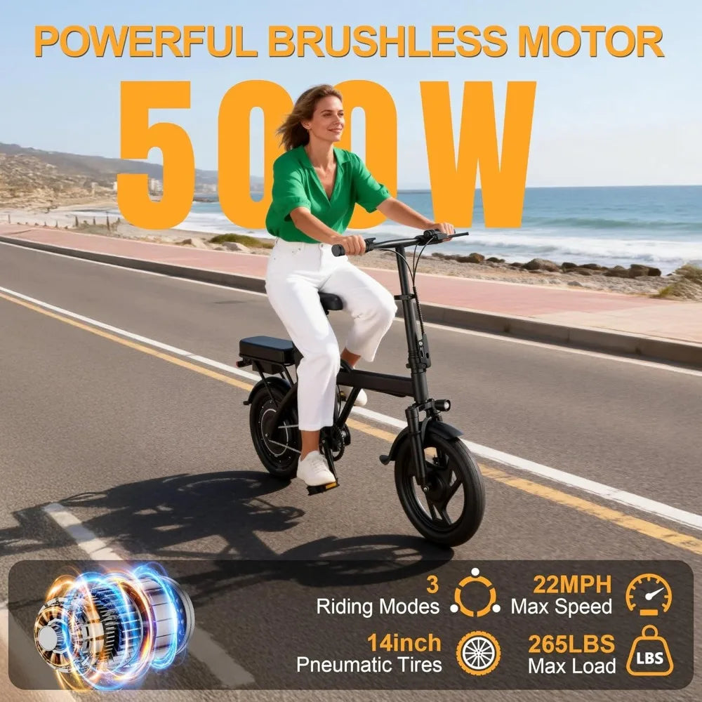 Bike for Adults, 500W Motor