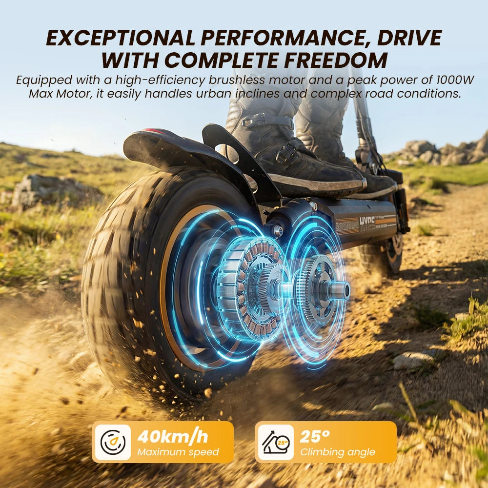 IScooter W9Air for Adults 10 Inch Off Road