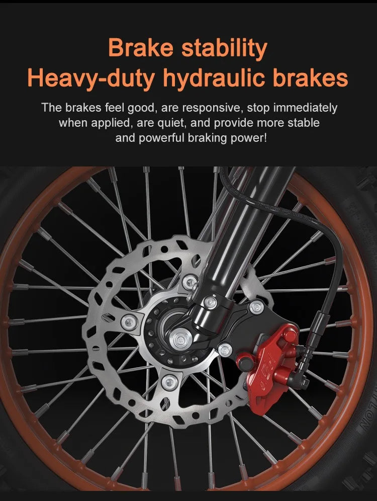 E-Bike, built-in 3000W powerful motor