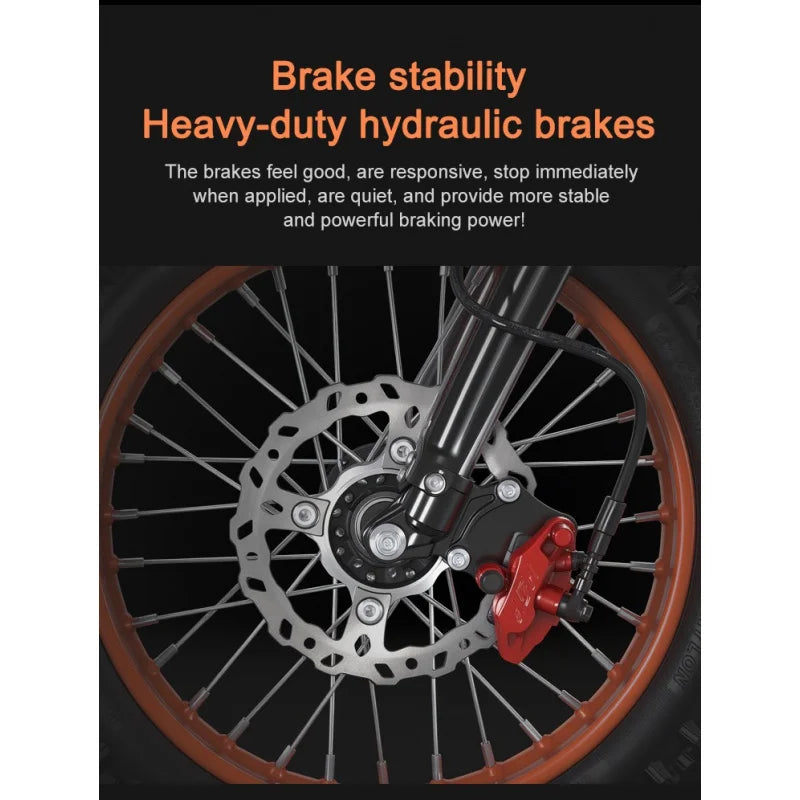 E-Bike, built-in 3000W powerful motor