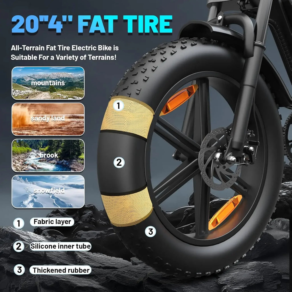 Electric Mountain Bike for Adults