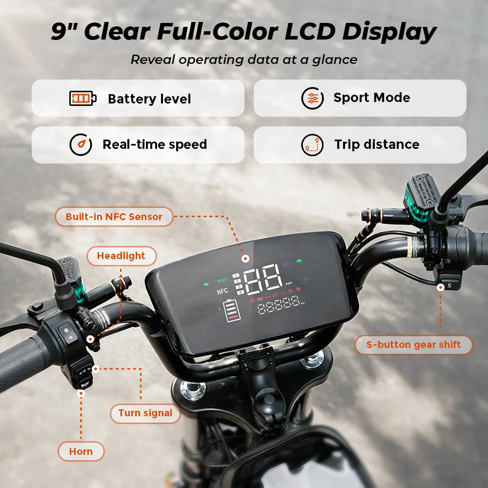 IScooter DX5 Electric Bike With Seat&Basket