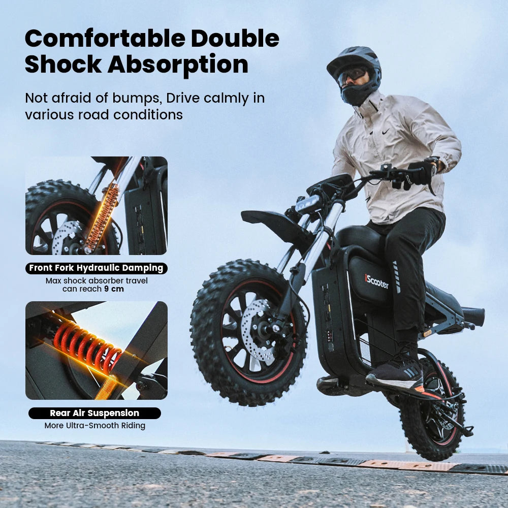 iScooter DX5Max Electric Scooter Off-Road